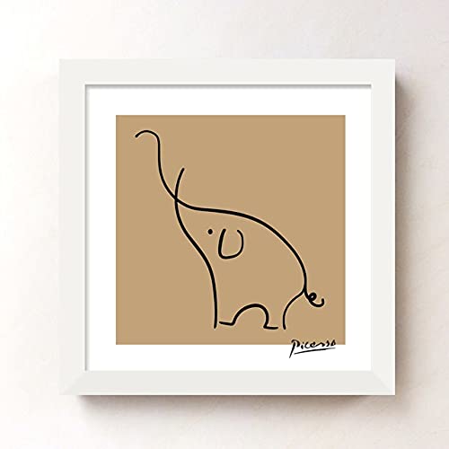 ■【ピカソ肖像画】ポスター 額縁付 複製画・額縁付き・ピカソ・「戦争」 : グーピルギャラリー